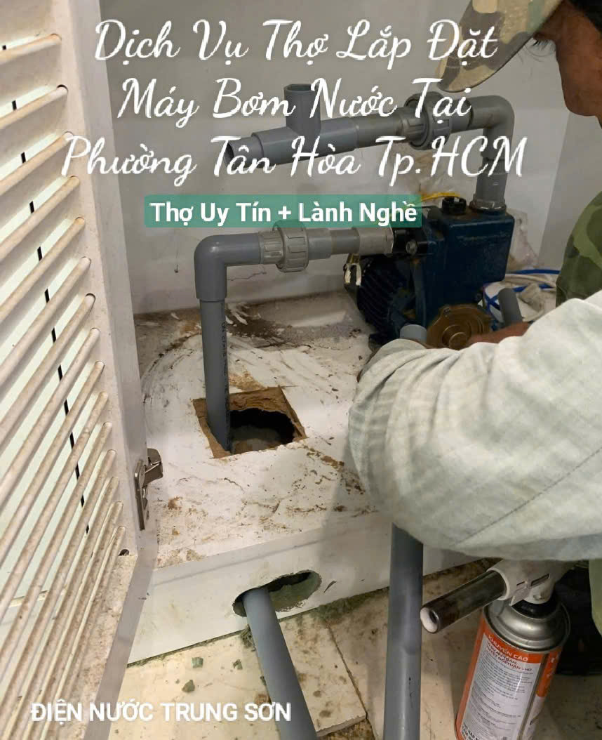 Thợ Lắp Đặt Máy Bơm Nước Phường Tân Hòa 24/24h – Đến Sau 15P