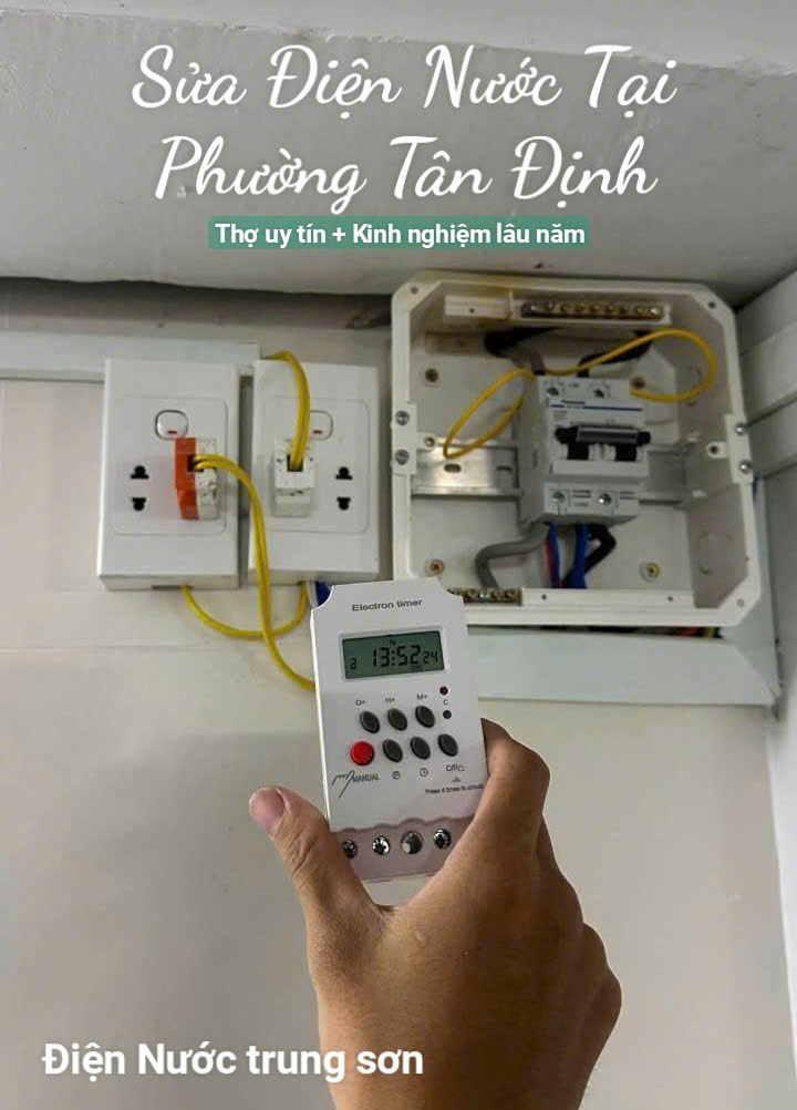 Thợ sửa điện nước tại Nhà phường Tân Định - uy tín, chất lượng