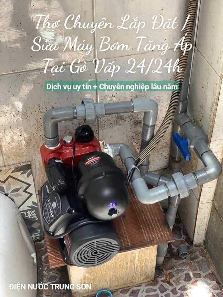 Lắp Đặt & Sửa Chữa Máy Bơm Tăng Áp Quận Gò Vấp Uy Tín, Chuyên Nghiệp