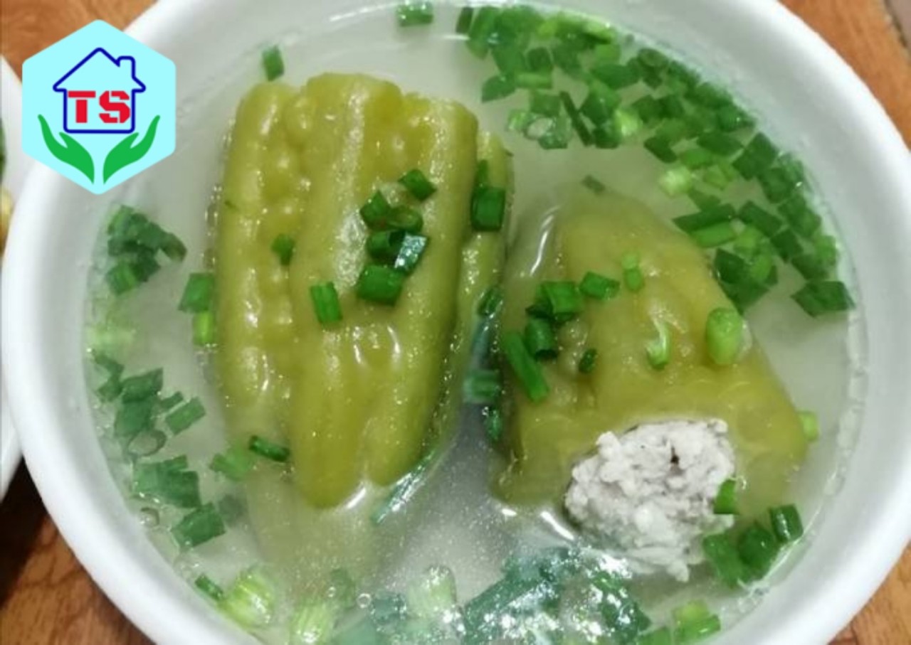 Cách nấu canh khổ qua nhồi thịt tại nhà , đơn giản dễ làm