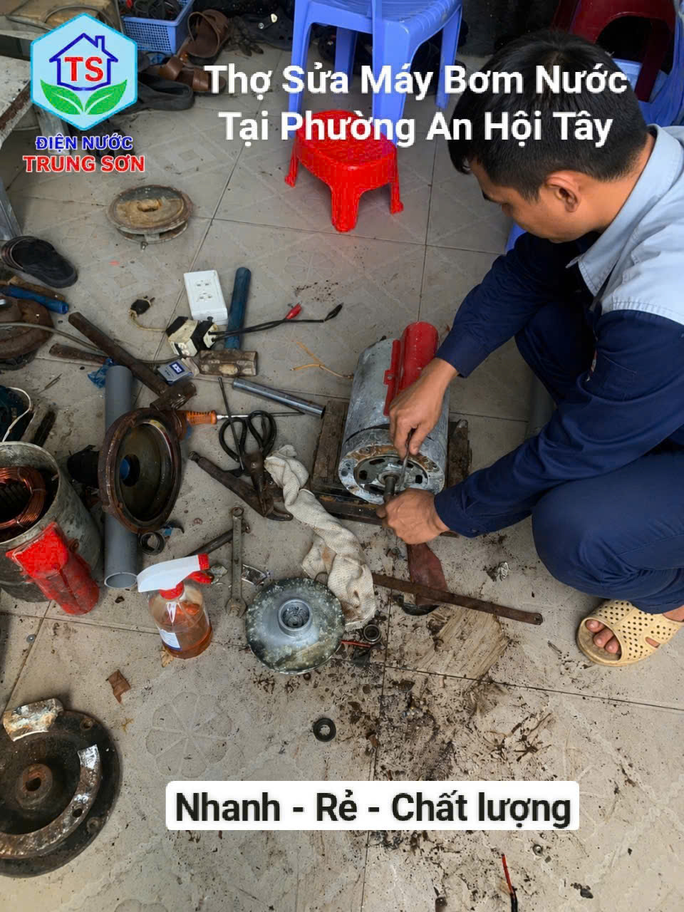Dịch Vụ Sửa Máy Bơm Nước Phường An Hội Tây Giá Rẻ – Không Phát Sinh Chi Phí