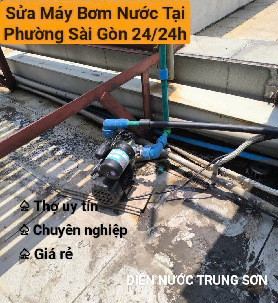 Sửa Máy Bơm Nước Tại Phường Sài Gòn 24/24h – Uy Tín, Giá Rẻ