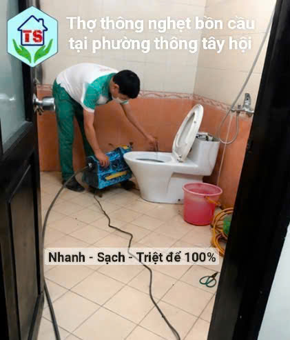 Thợ Thông Nghẹt Bồn Cầu Phường Thông Tây Hội – Cam Kết Sạch 100%