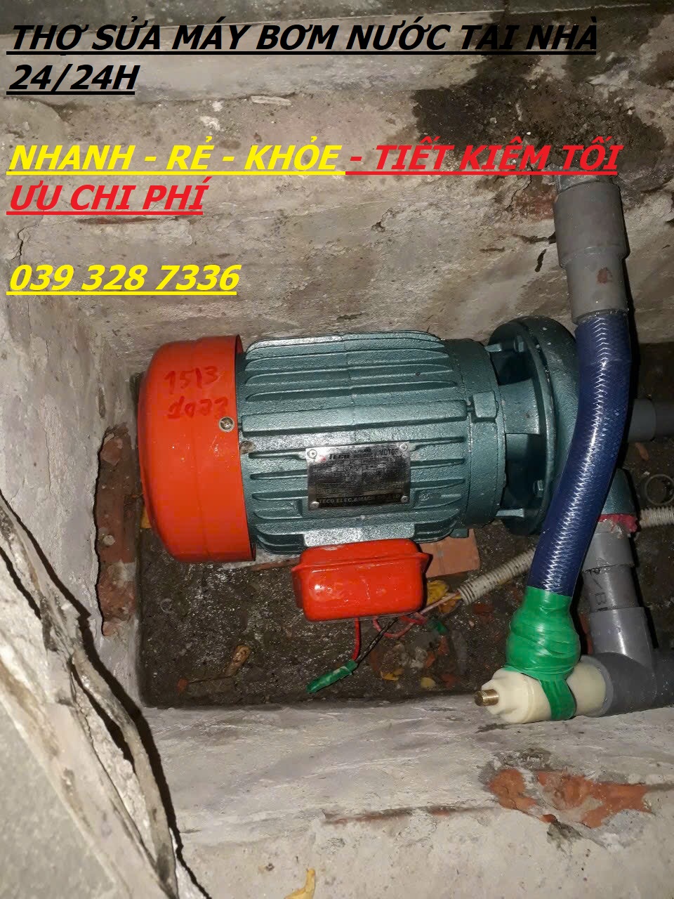 SỬA MÁY BƠM NƯỚC TẠI NHÀ 24/24H - THỢ SỬA MÁY BƠM NƯỚC GIÁ RẺ TẠI NHÀ - 0982 308 554