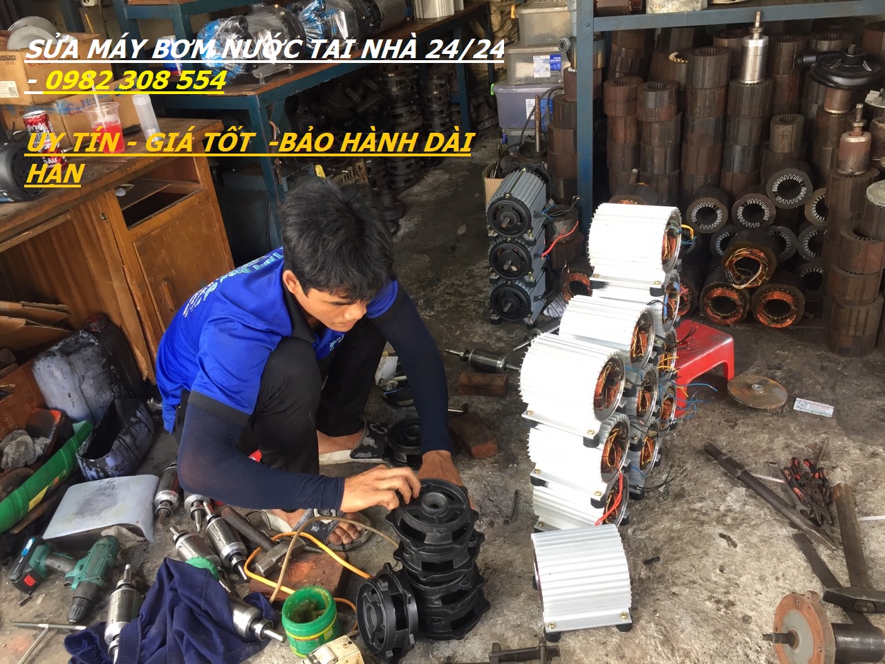 THỢ SỬA MÁY BƠM NƯỚC TẠI NHÀ Ở QUẬN 4 - 0982 308 554