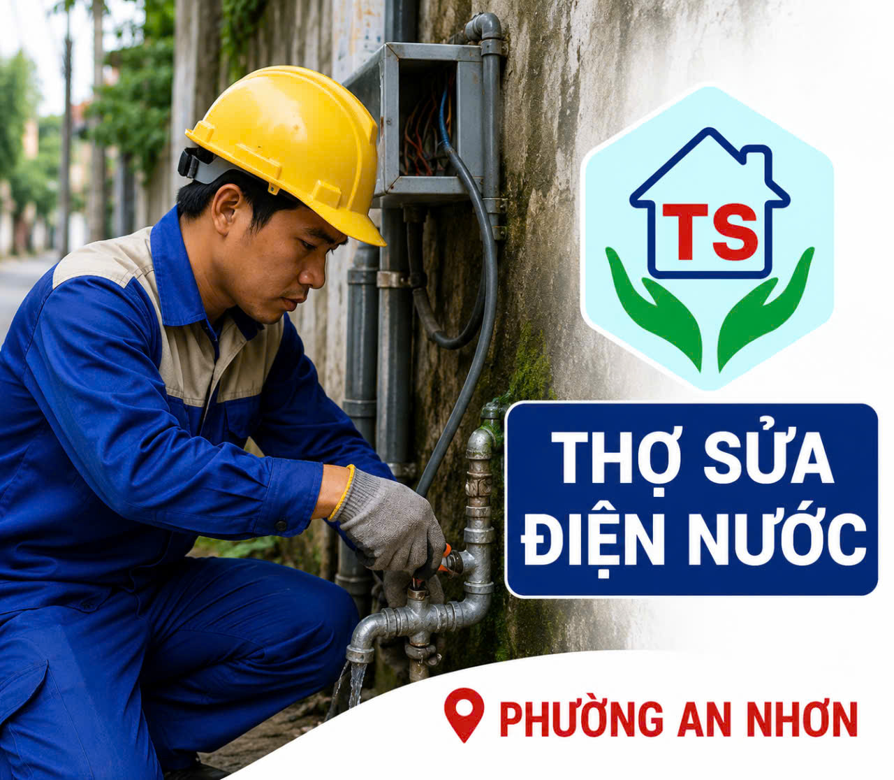 Sửa Điện Nước Tại Phường An Nhơn Giá Rẻ, Uy Tín | Có Mặt 15P