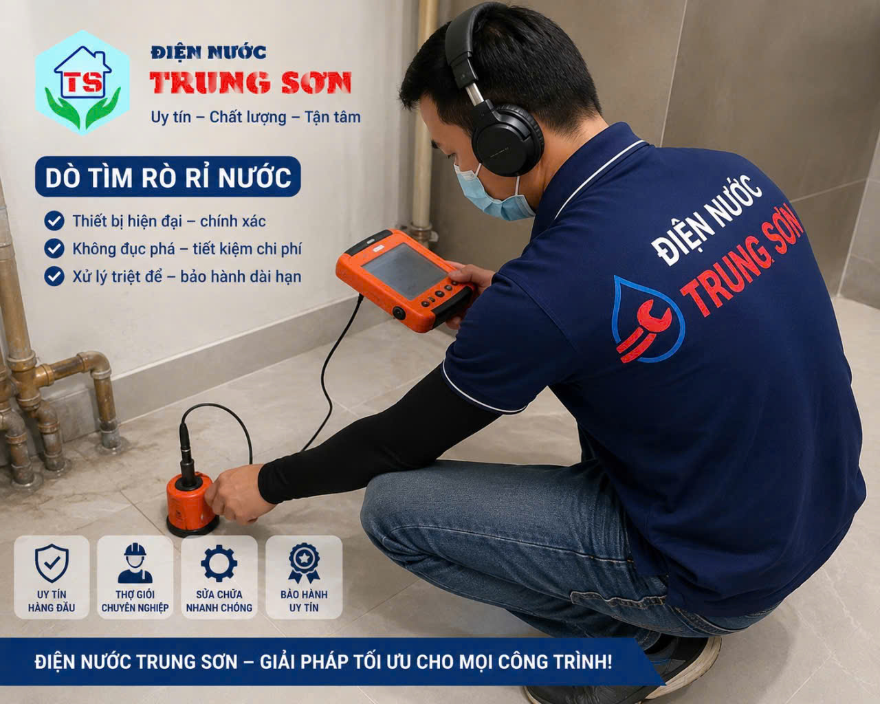 Thợ Dò Tìm Ống Nước Rò Rỉ Tại Nhà TP.HCM – Chính Xác 100%