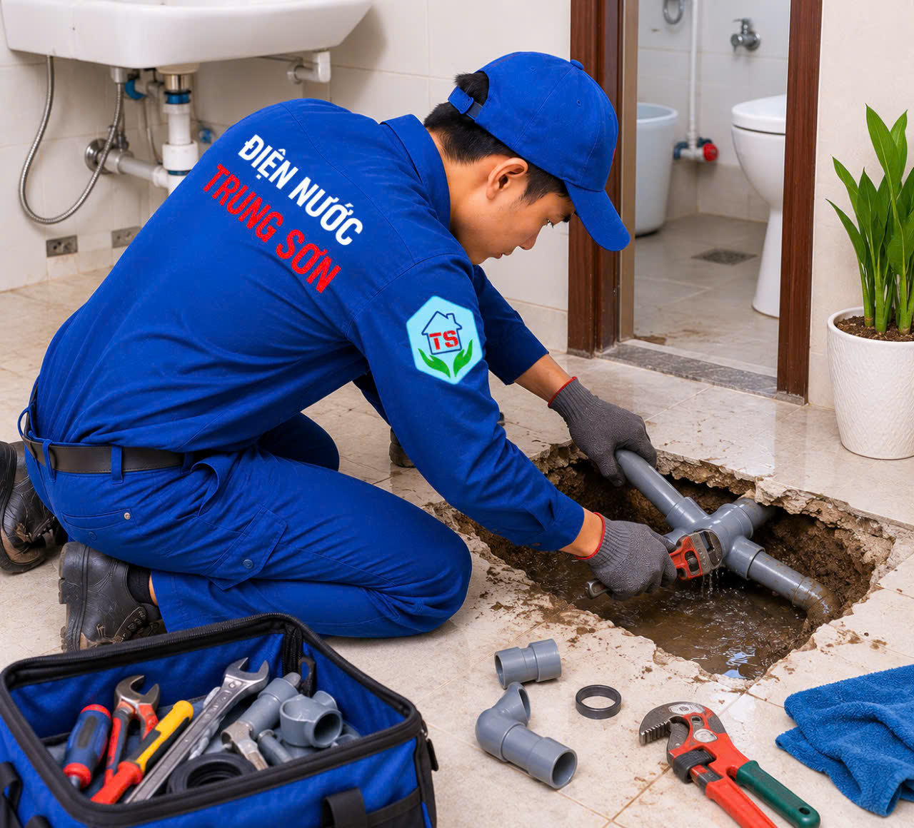 Thợ Sửa Ống Nước Tại Nhà  24/24h: Nhanh - Chuyên Nghiệp - Giá Rẻ - 0982 308 554