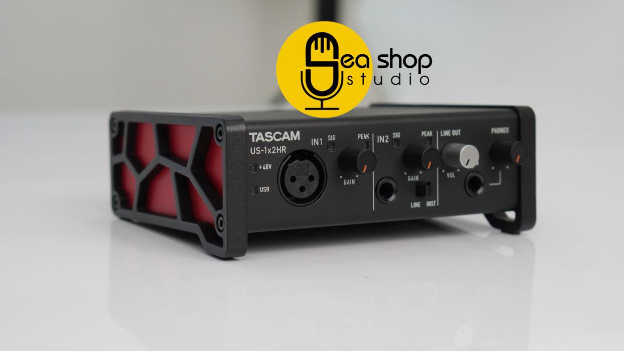 sea studio mặt nghiêng tascam us1x2 HR US2x2 HR 