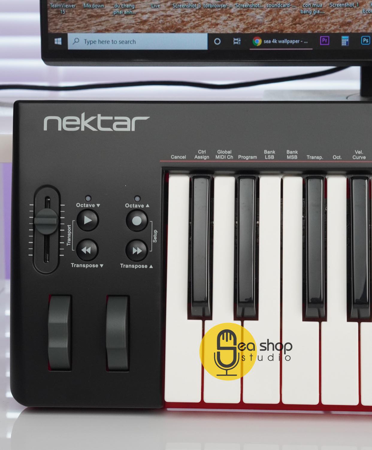 Các phím chức năng midi Nektar SE49 