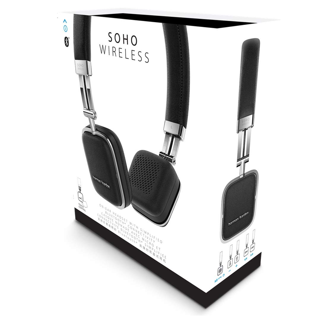 Tai Nghe Bluetooth Harman Kardon SOHO WIRELESS màu đen