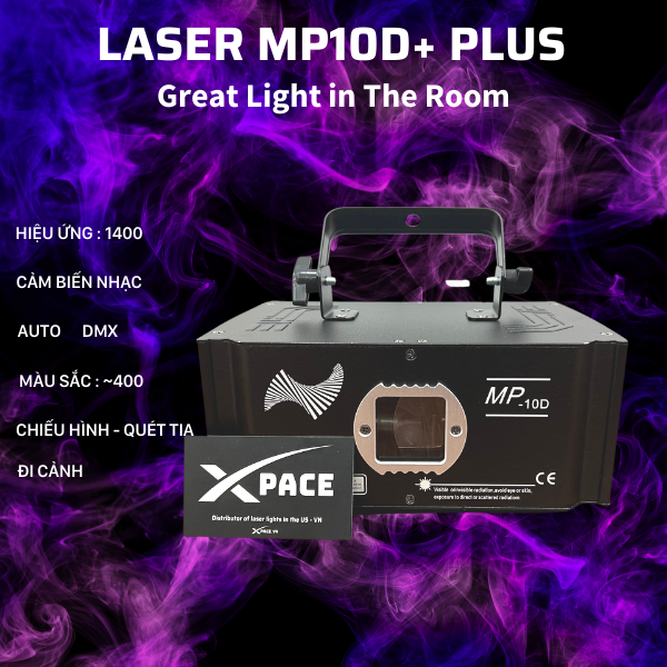 Đèn Laser MP10D+ Plus Chính Hãng