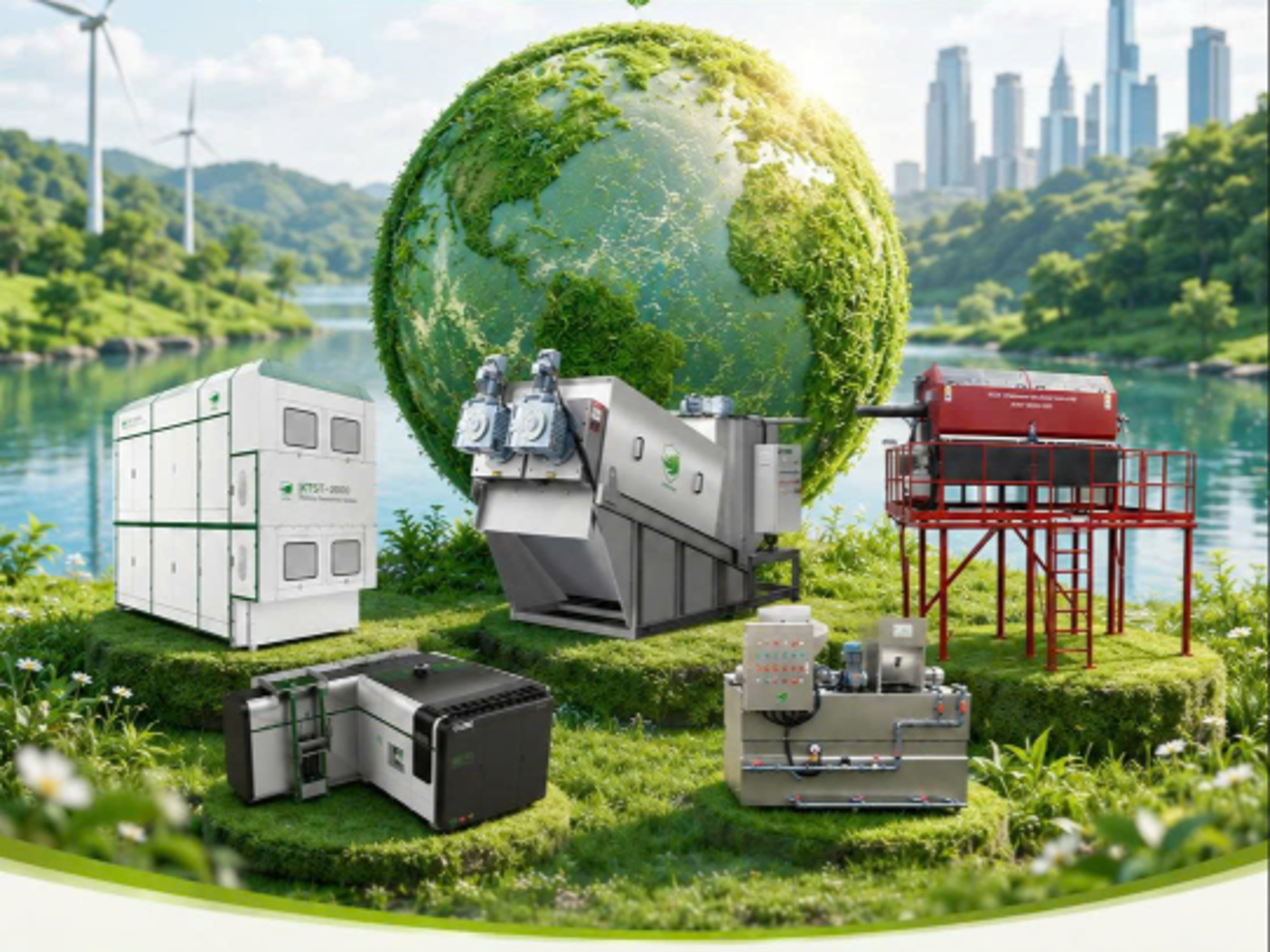 Top 3 máy ép bùn xử lý bùn thải hiện đại năm 2026