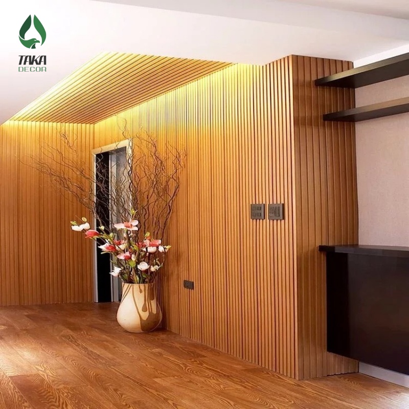 Ốp tường lam sóng sang trọng cho nhà hàng, khách sạn