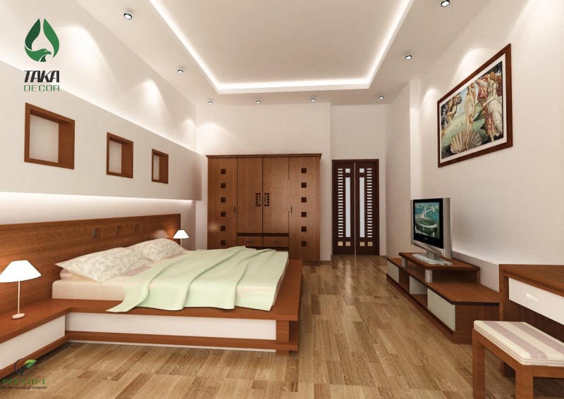 Những ưu điểm của việc ốp tường phòng ngủ pvc cách âm