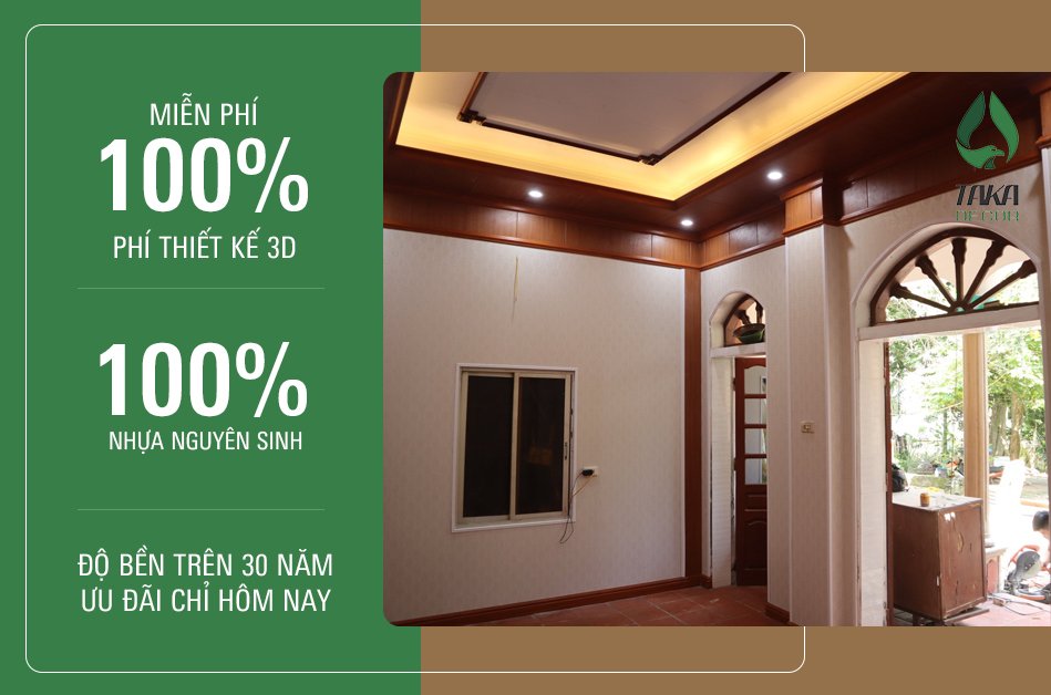 Cập nhật giá tấm nhựa ốp tường vân gỗ mới nhất ở Takadecor