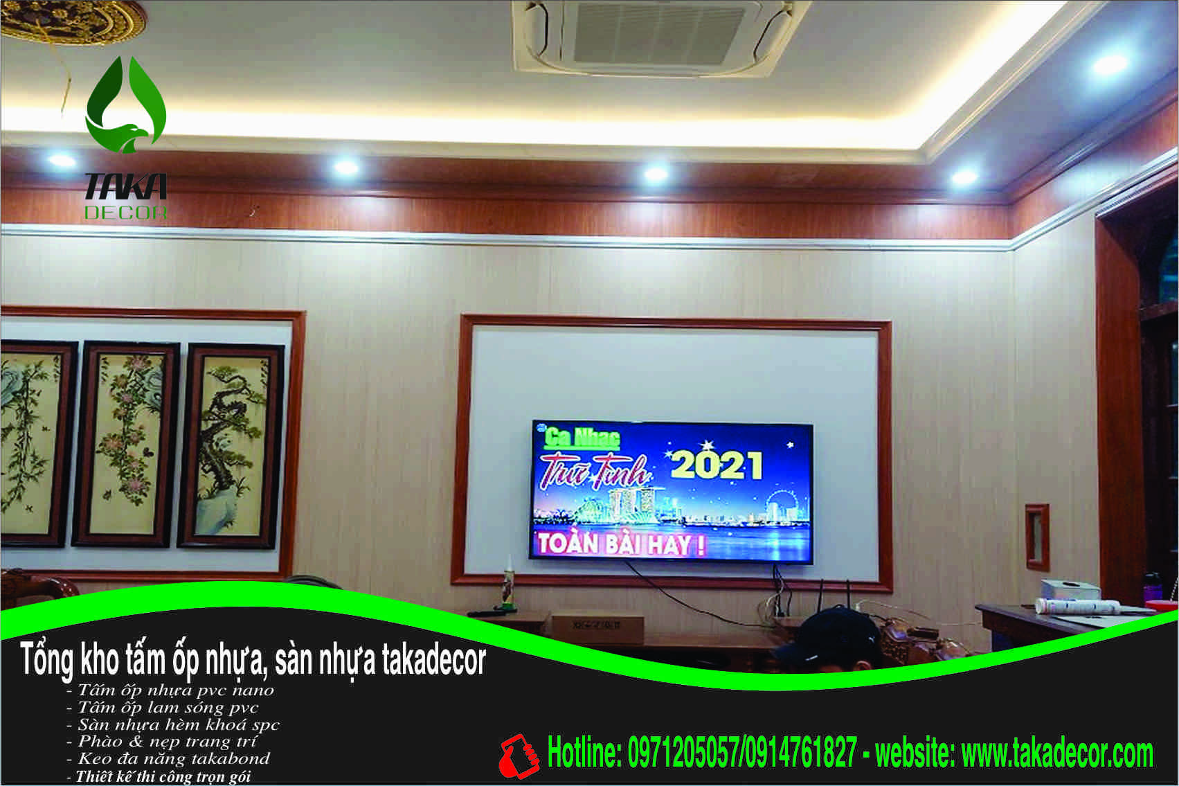 Hướng dẫn thi công tấm nhựa ốp tường