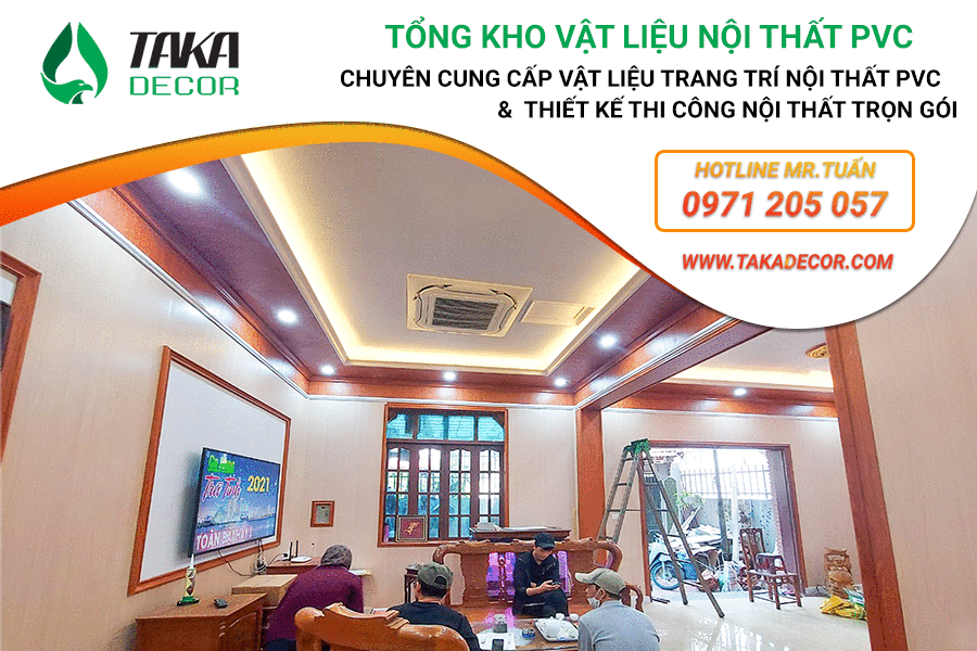 Takadecor - Đơn vị thi công ốp tường giả vân gỗ thuộc top đầu tại Việt Nam