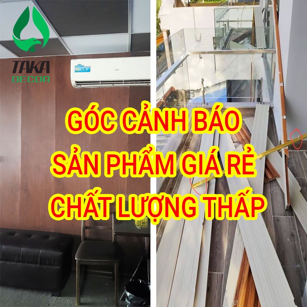 Tấm ốp tường PVC | Mối nguy khi sử dụng tấm ốp tường pvc chất lượng kém