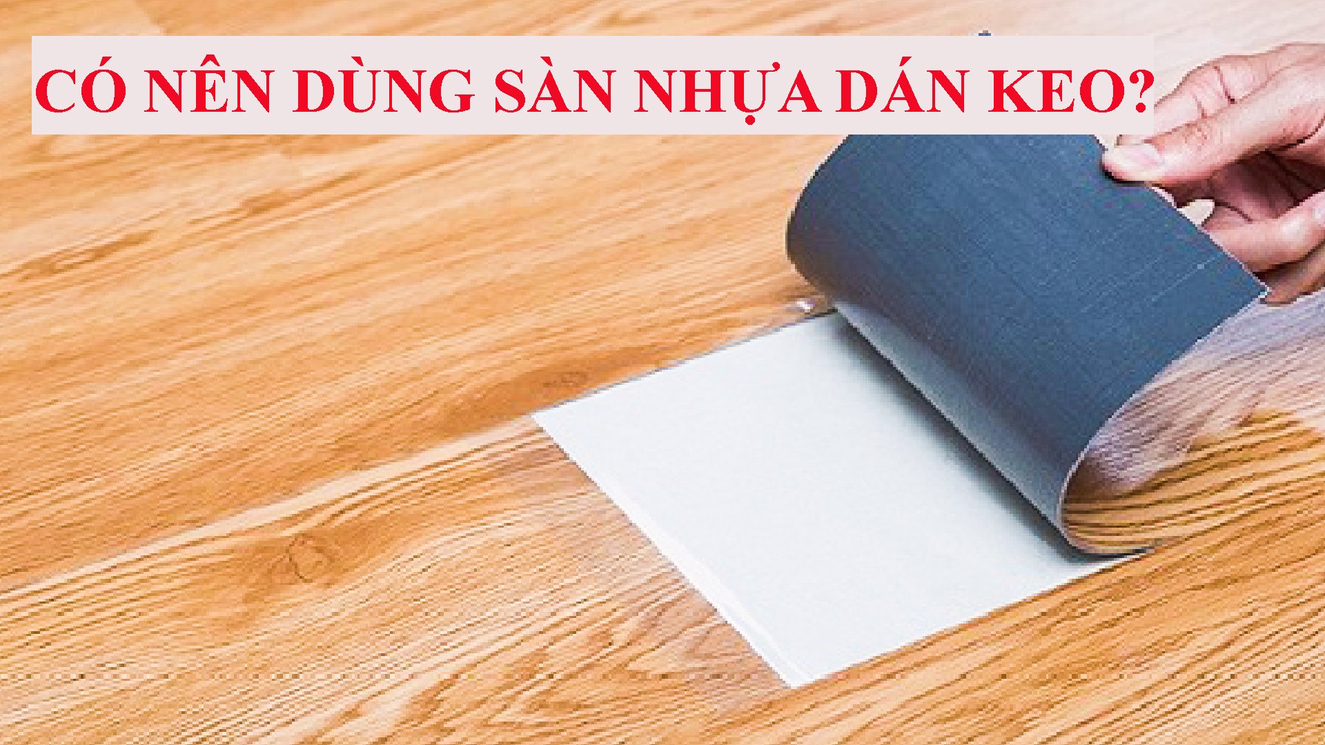 Có Nên Dùng Sàn Nhựa Dán Keo Hay Không?