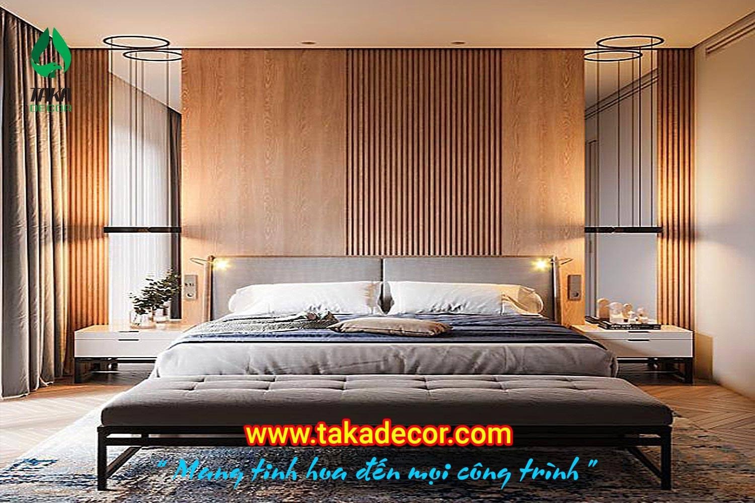 Công trình thi công tấm ốp nhựa tại Cầu Giấy Hà Nội