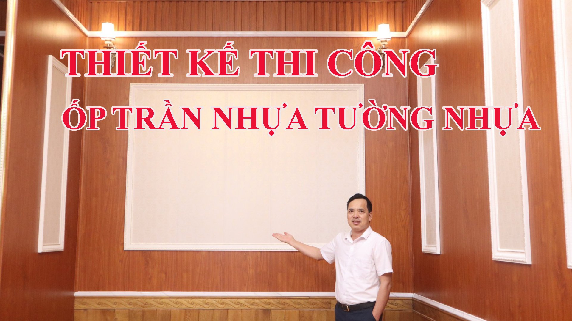 Thiết kế thi công ốp trần nhựa | Ốp tường nhựa