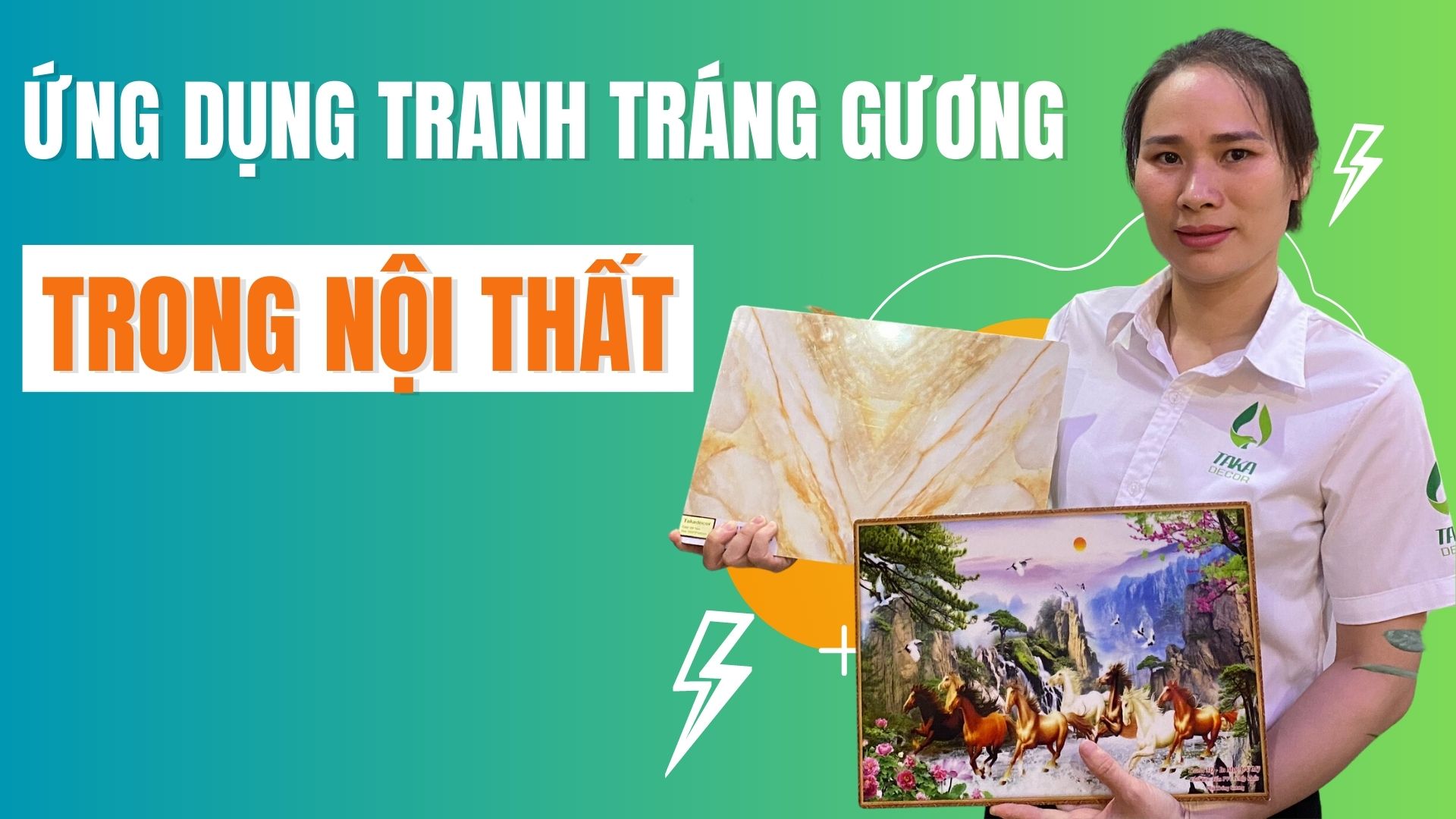 Ứng dụng tranh tráng gương trong nội thất