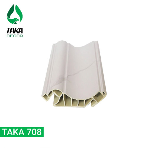 Phào cổ trần pvc vân đá mã Taka 708