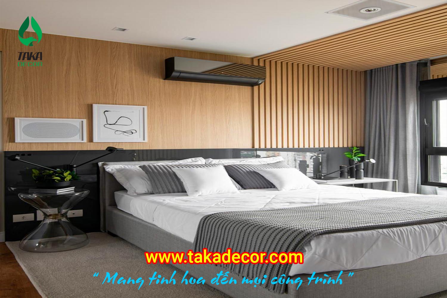 Top 15 mẫu công trình phòng ngủ | Tấm ốp tường nhựa PVC