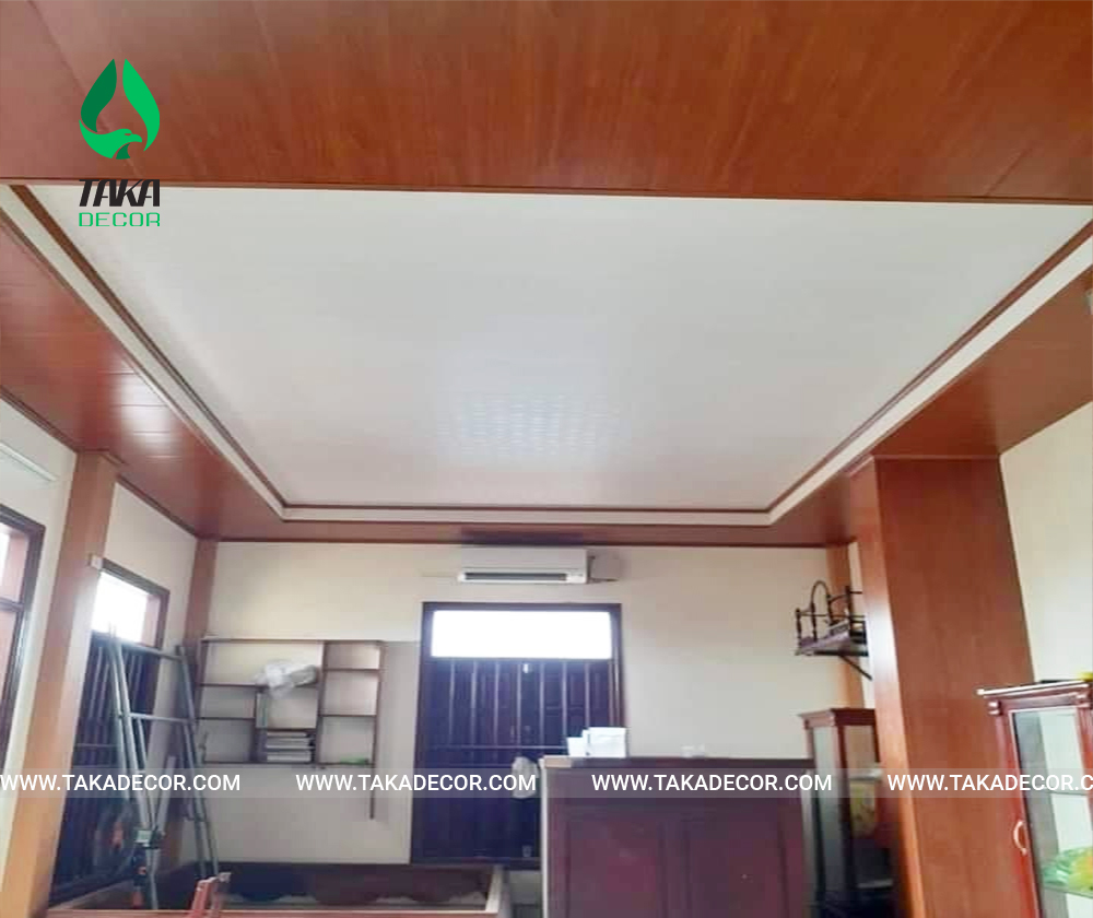 công trình thi công tấm nhựa ốp tường pvc