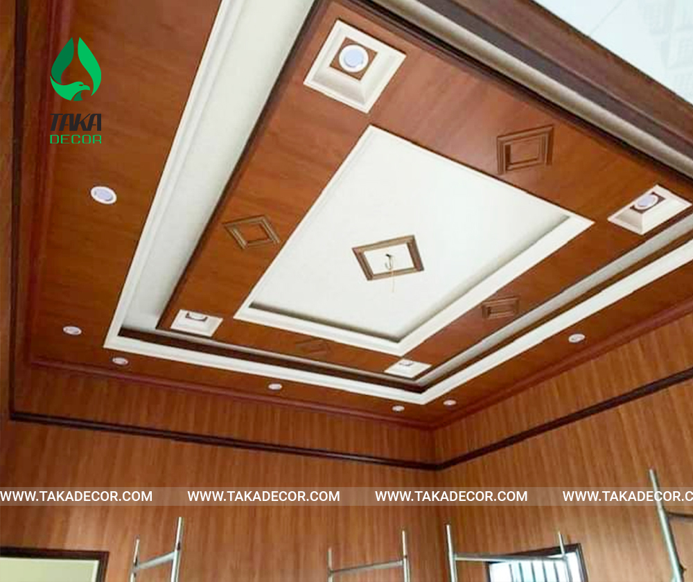 công trình thi công tấm nhựa ốp tường pvc 