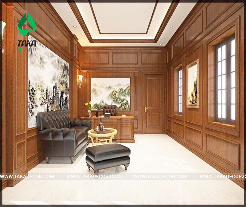 công trình thi công tấm nhựa ốp tường pvc