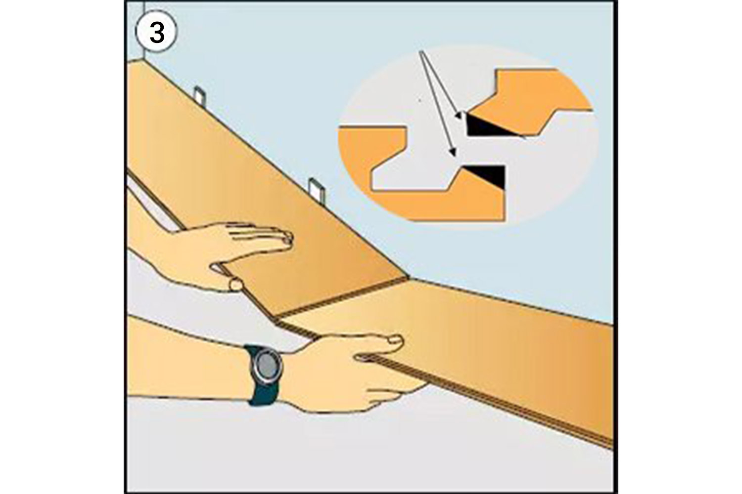 Bước 3: hướng dẫn lắp đặt sàn nhựa spc hèm khóa | hướng dẫn lắp đặt sàn nhựa giả gỗ