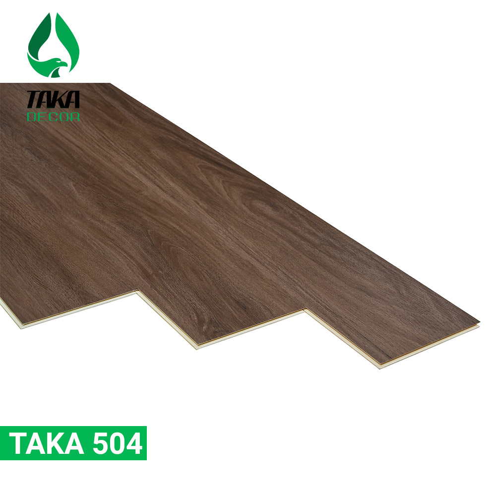 Sàn nhựa spc hèm khóa mã TAKA 504 | Sàn nhựa Taka Floor giả gỗ