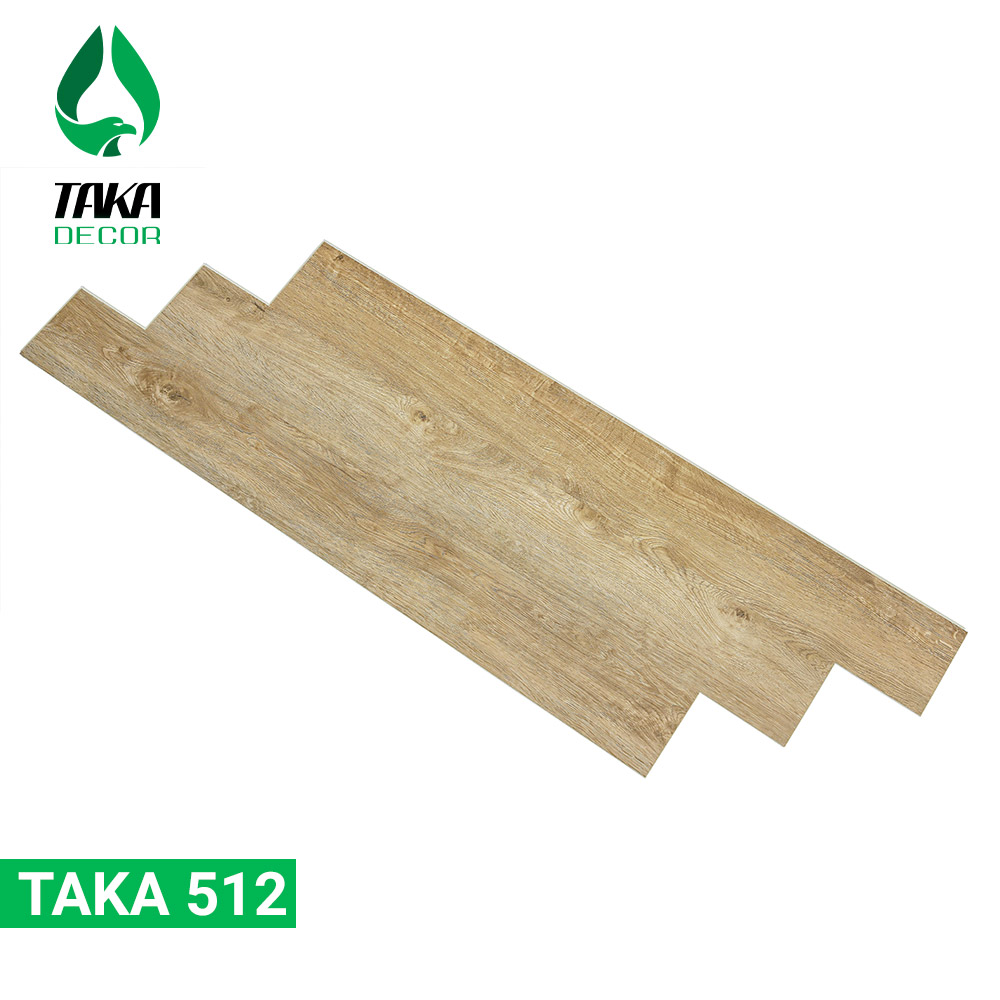 Sàn nhựa spc hèm khóa mã TAKA 512 | Sàn nhựa Taka Floor giả gỗ