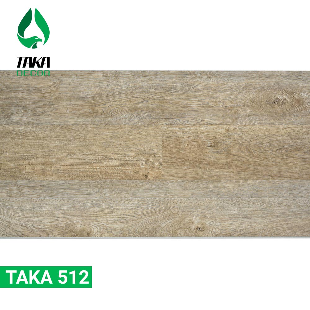 Sàn nhựa spc hèm khóa mã TAKA 512 | Sàn nhựa Taka Floor giả gỗ