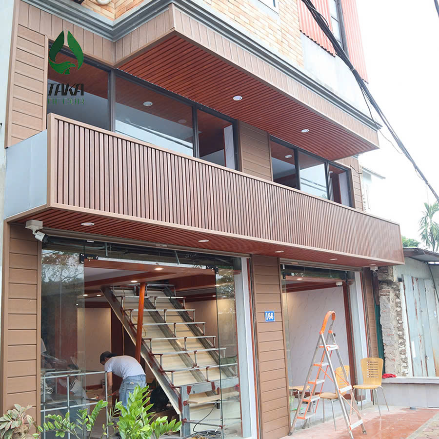 Lam sóng gỗ nhựa ngoài trời