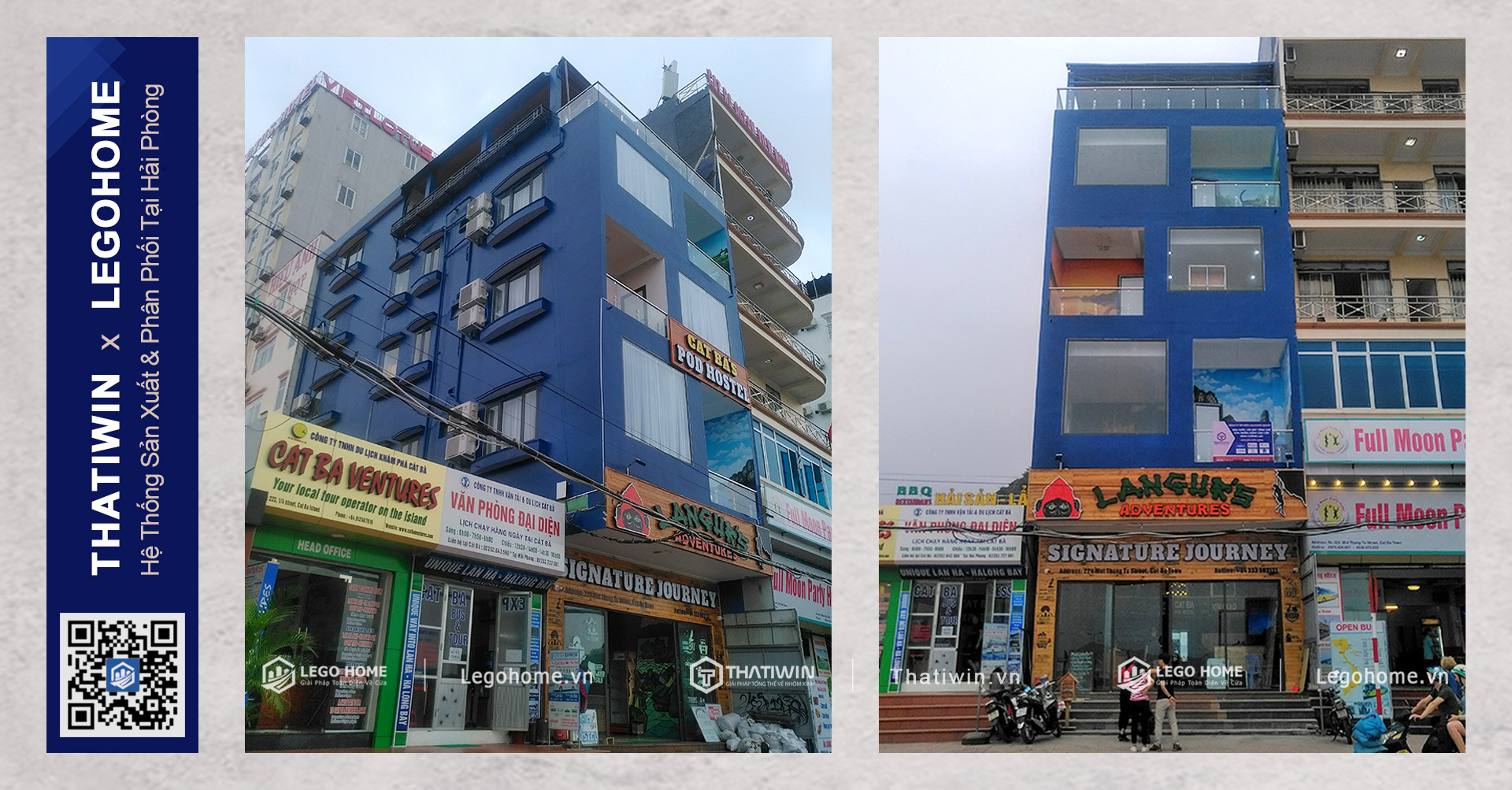 [CÔNG TRÌNH KHÁCH SẠN - NHÀ HÀNG] CÁT BA`S POD HOSTEL - THỊ TRẤN CÁT BÀ