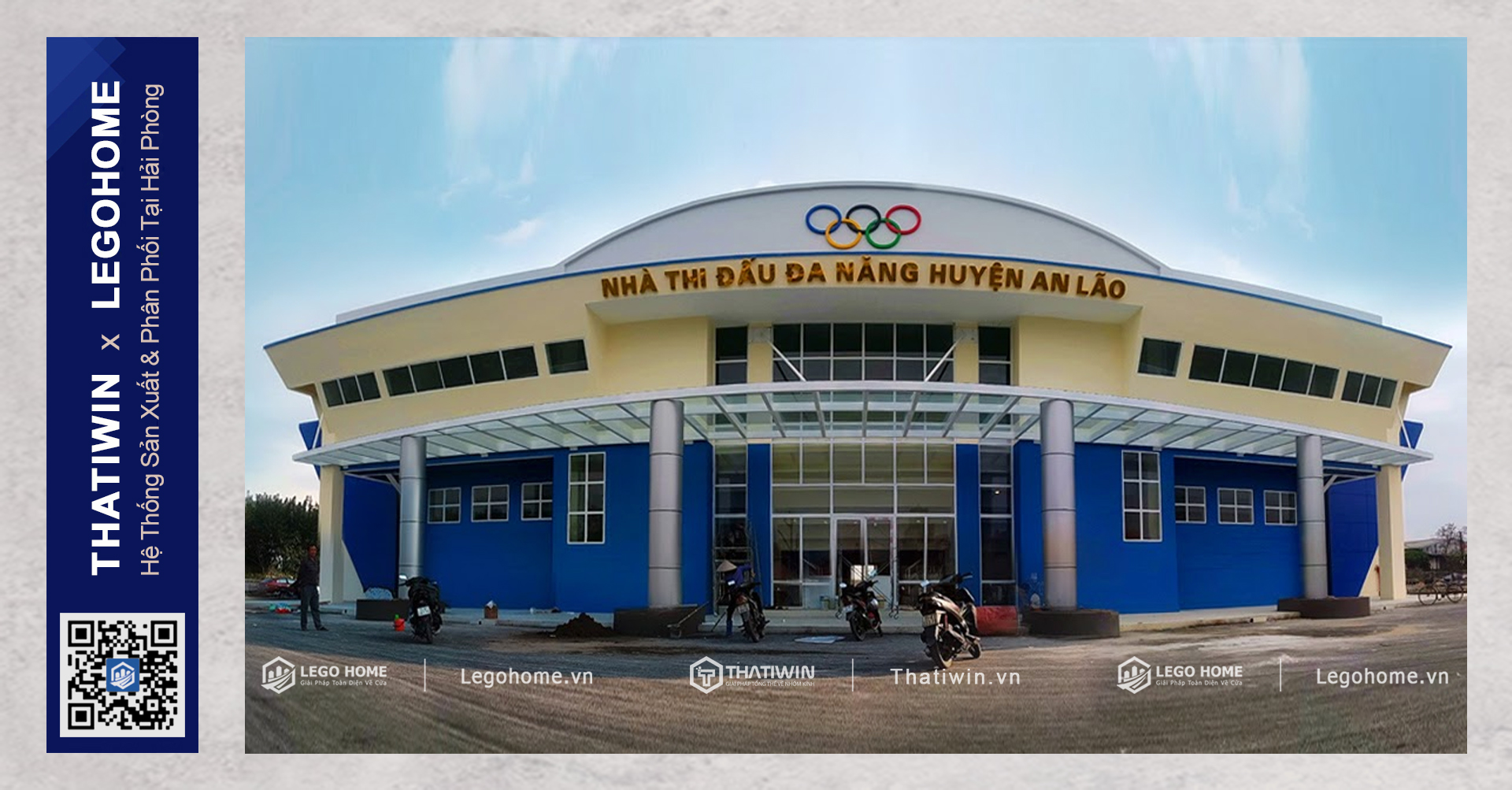 [CÔNG TRÌNH DỰ ÁN] - NHÀ THI ĐẤU ĐA NĂNG - HUYỆN AN LÃO