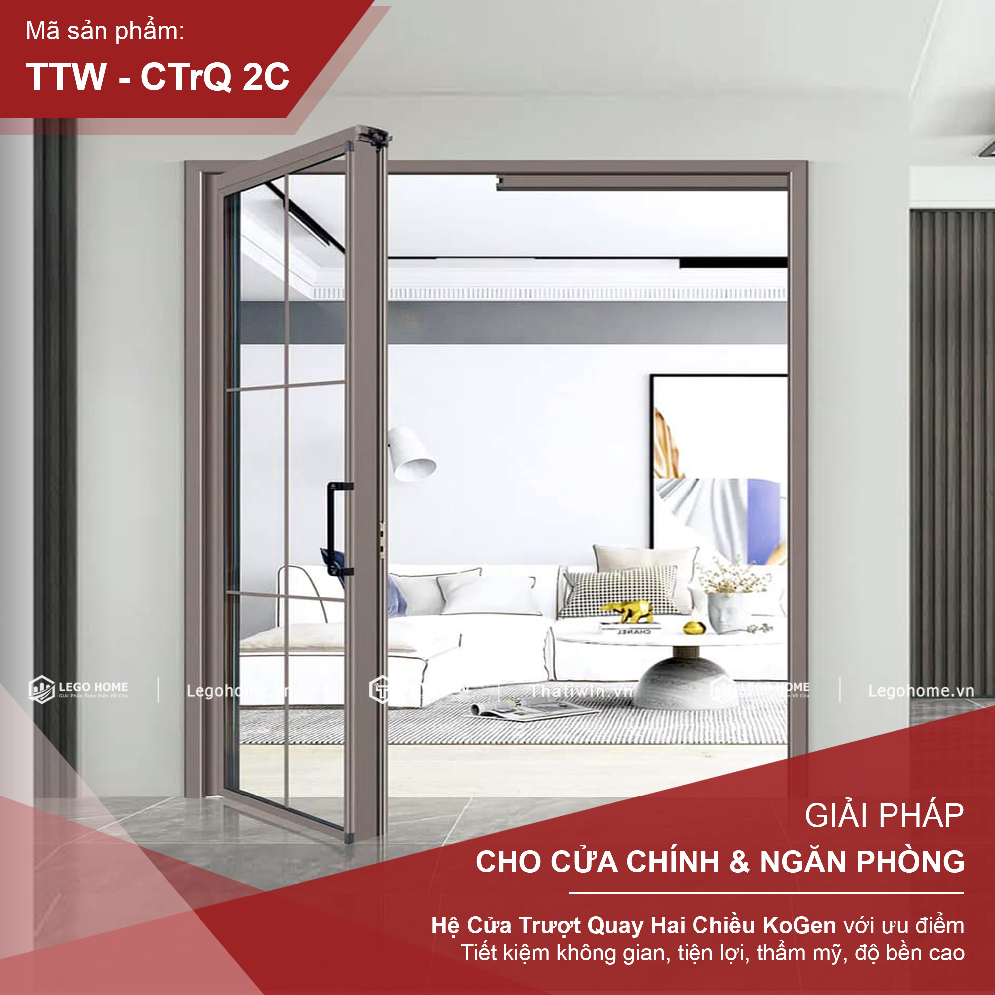 Hệ Cửa Trượt Quay Hai Chiều