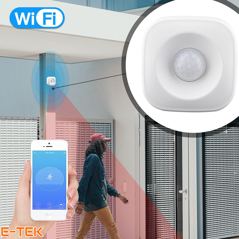 Cảm biến chuyển động WIFI Tuya Moes kết nối wifi