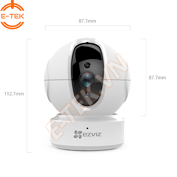 Kích thước Camera IP WIFI 360 độ Ezviz C6CN.