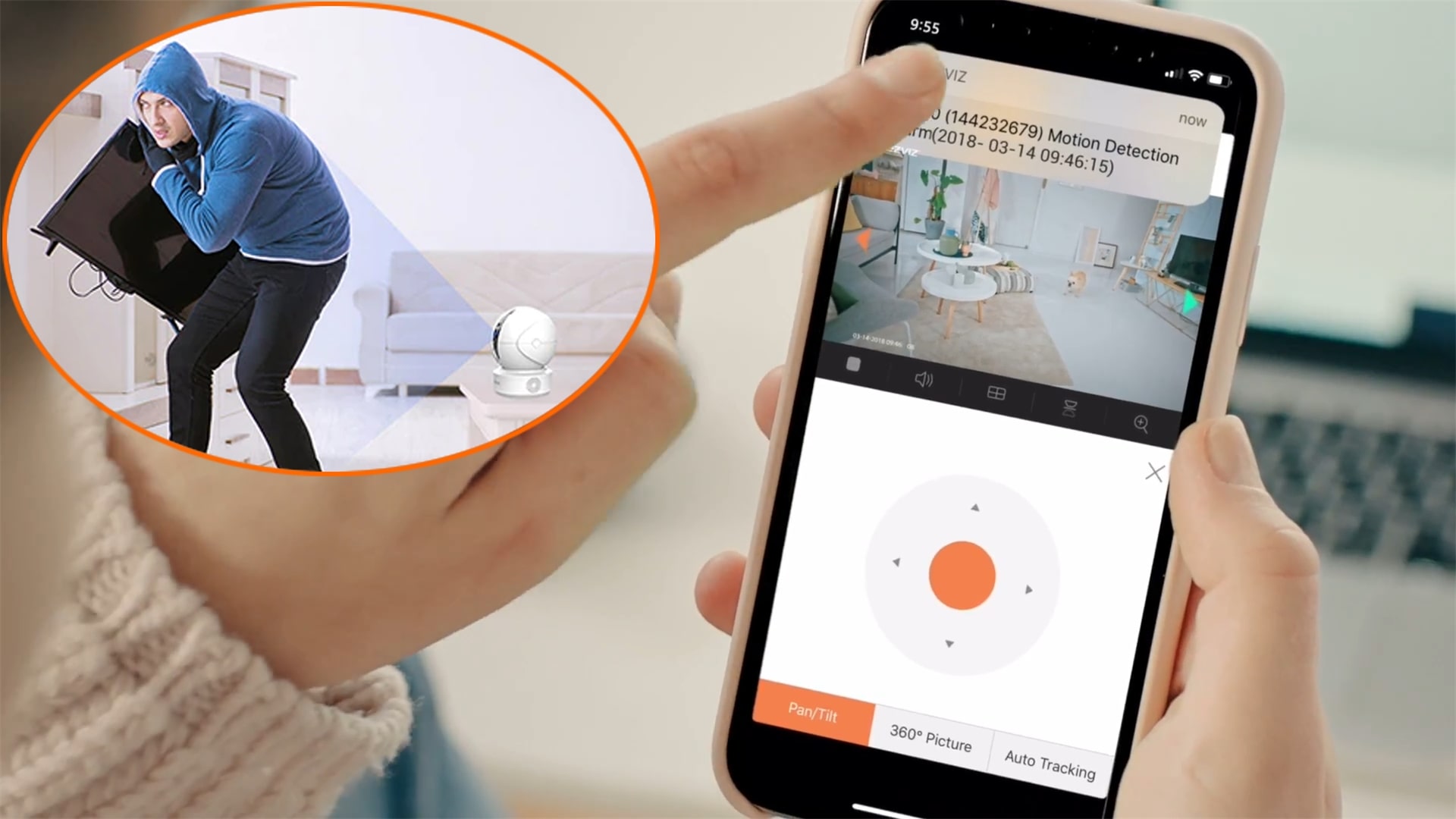 Camera WIFI Ezviz C6N 360 độ phát hiện chuyển động thông minh