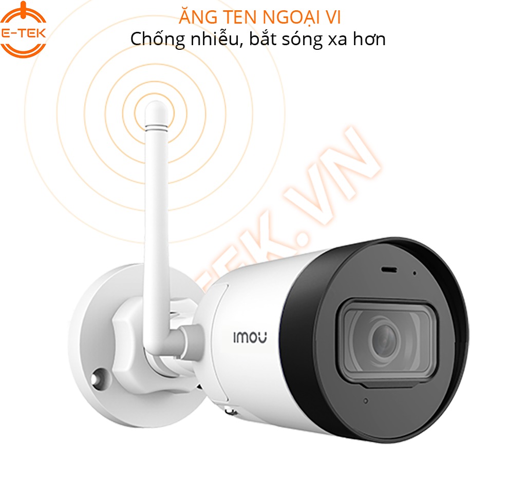 Camera WIFI Ngoài trời IMOU G22P ăng ten ngoại vi, kết nối ổn định