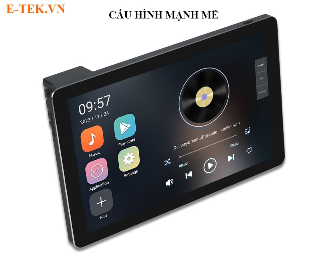 Amly màn hình cảm ứng treo tường cấu hình mạnh mẽ