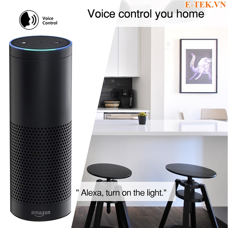Điều khiển Công tắc TUYA Wifi bằng giọng nói
