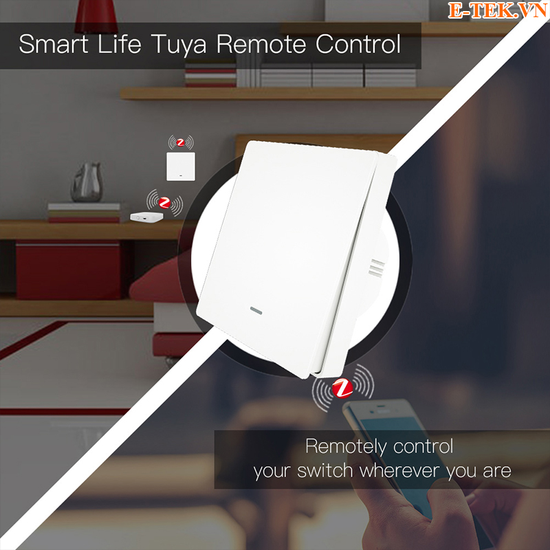 Điều khiển công tắc cơ tuya zigbee mọi lúc mọi nơi
