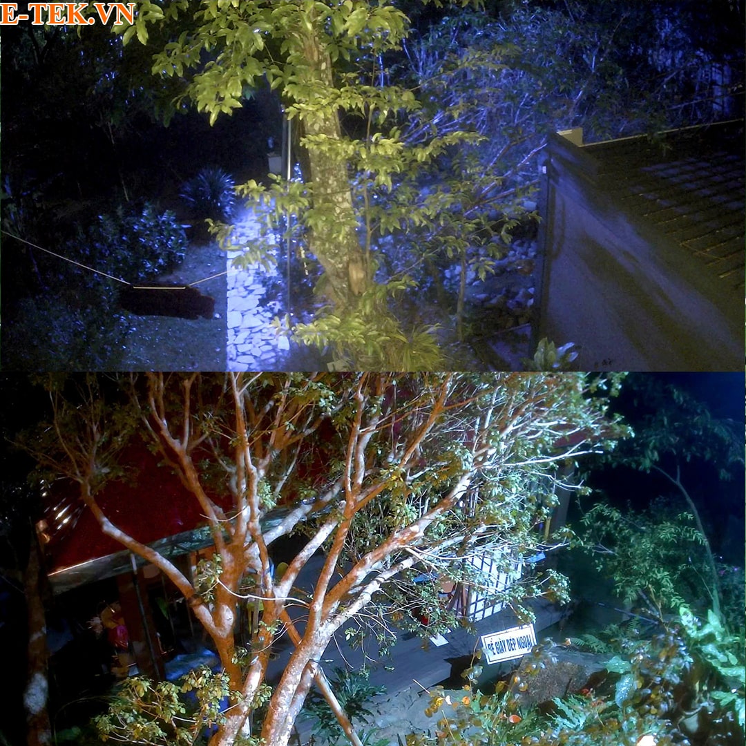 Đèn led rgb wifi ngoài trời reivew 3