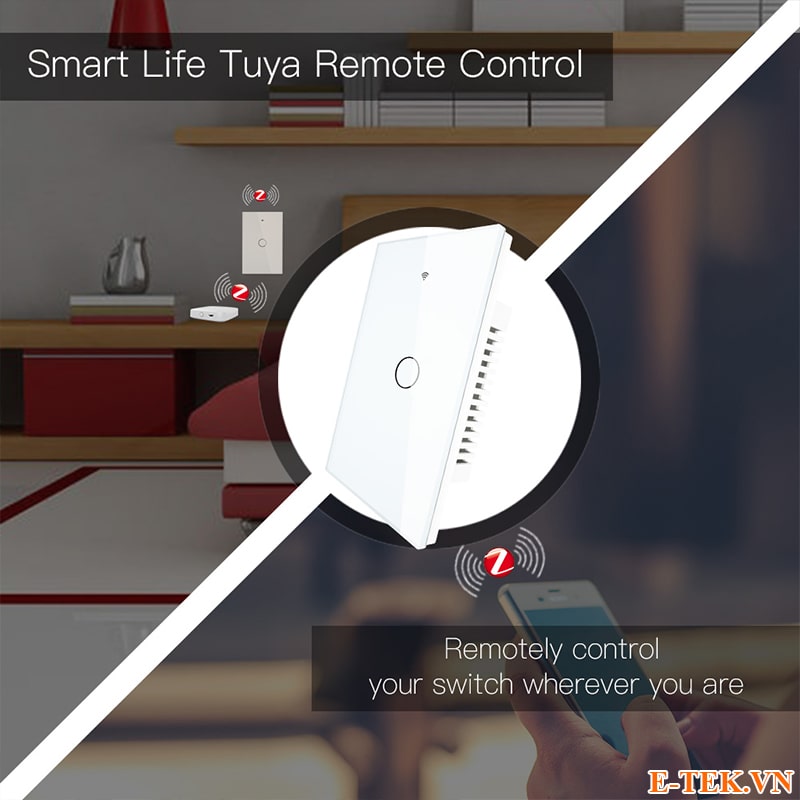 Điều khiển công tắc zigbee tuya trên điện thoại mọi lúc mọi nơi