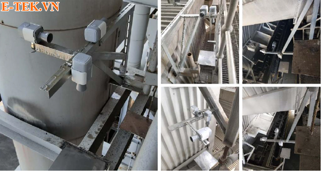 lắp đặt cảm biến không dây trong nhà máy